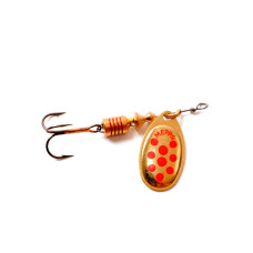 Блешня Mepps Aglia Decoree Gold/Red 3.5г