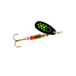 Блешня Mepps Black Fury Black/Green 8г