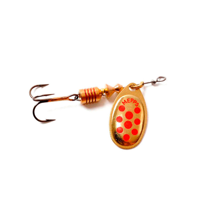 Блешня Mepps Aglia Decoree Gold/Red 4.5г