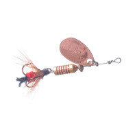 Блешня Mepps Aglia Mouche Silver/Red Fly 3.5г