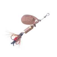 Блешня Mepps Aglia Mouche Gold/Red Fly 4.5г