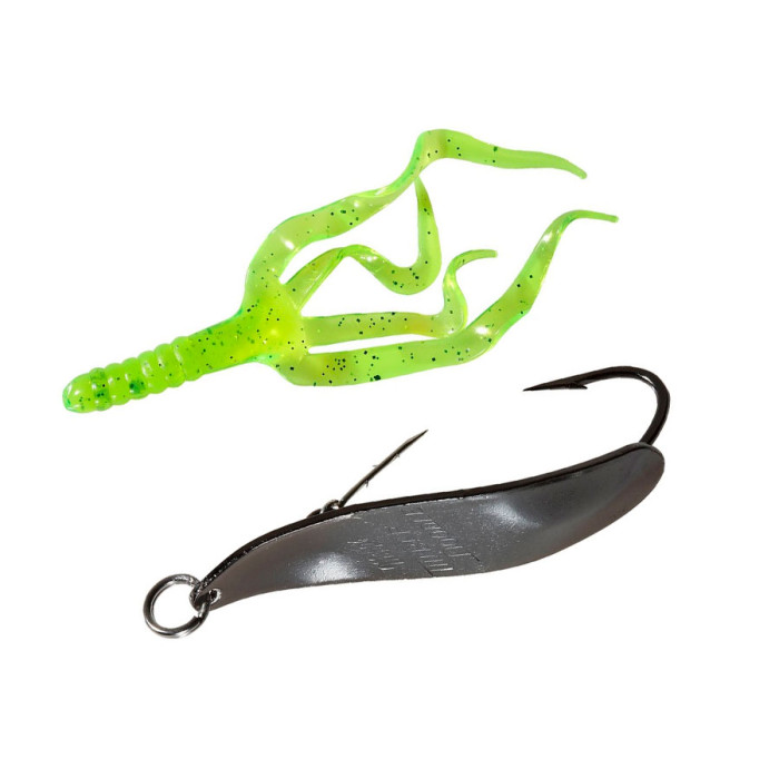 Блешня Mepps Timber Doodle 12г Black/Chartreuse
