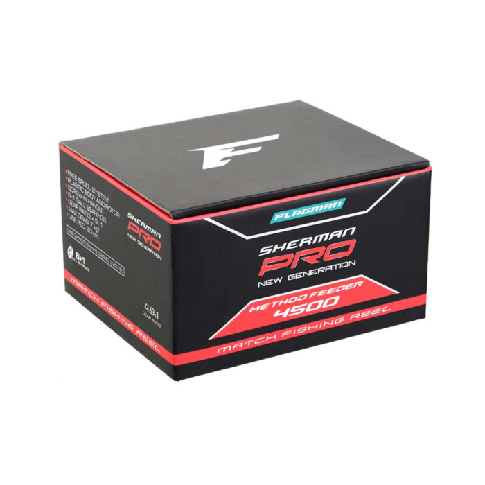 Катушка фидерная Flagman '24 Sherman Pro New Generation Method Feeder 4500 FS