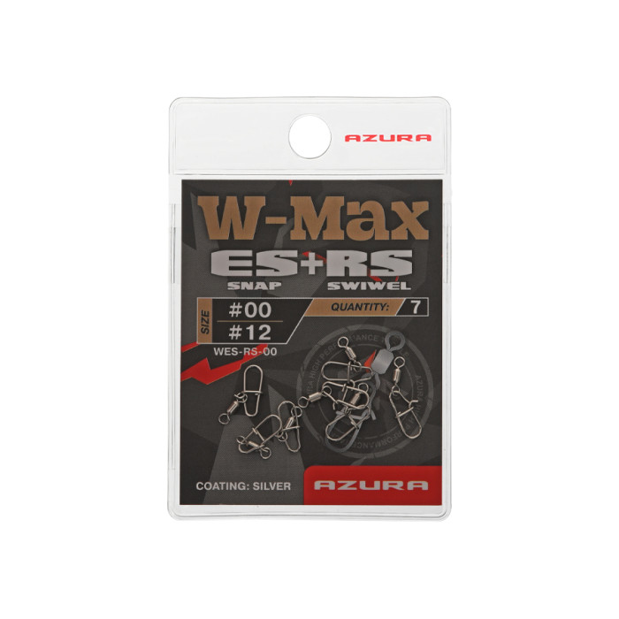 Застежка с вертлюгом Azura W-Max ES Extended Snap+RS-Roling Swiwel #00/#12