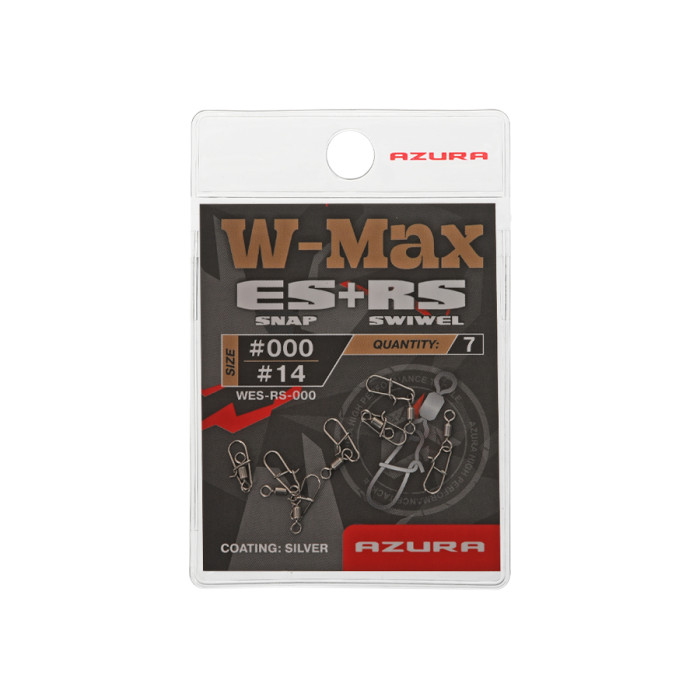 Застежка с вертлюгом Azura W-Max ES Extended Snap+RS-Roling Swiwel #000/#14