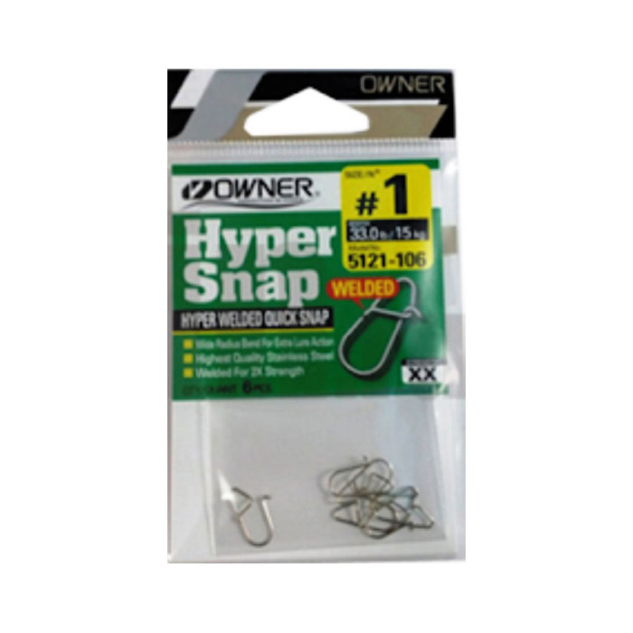 Застібка Owner Hyper Welded Quick Snap №01