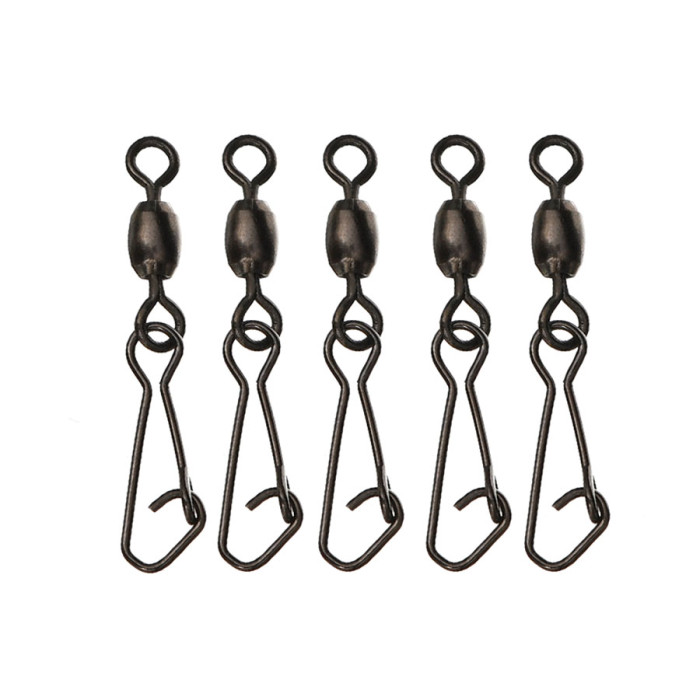 Фідерна застібка з вертлюгом Flagman Feeder Hooked Snap Link Swivels S