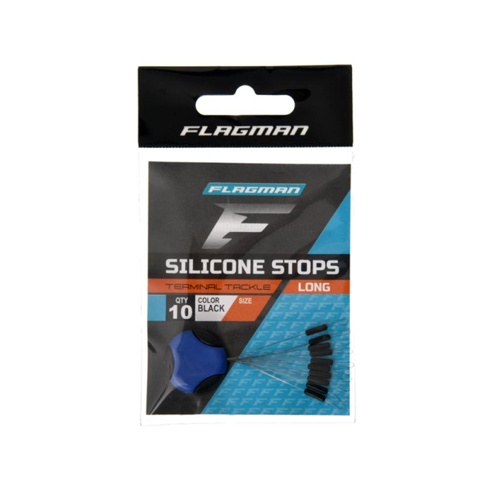 Стопори для жилки довгі Flagman Silicon Long Stops S