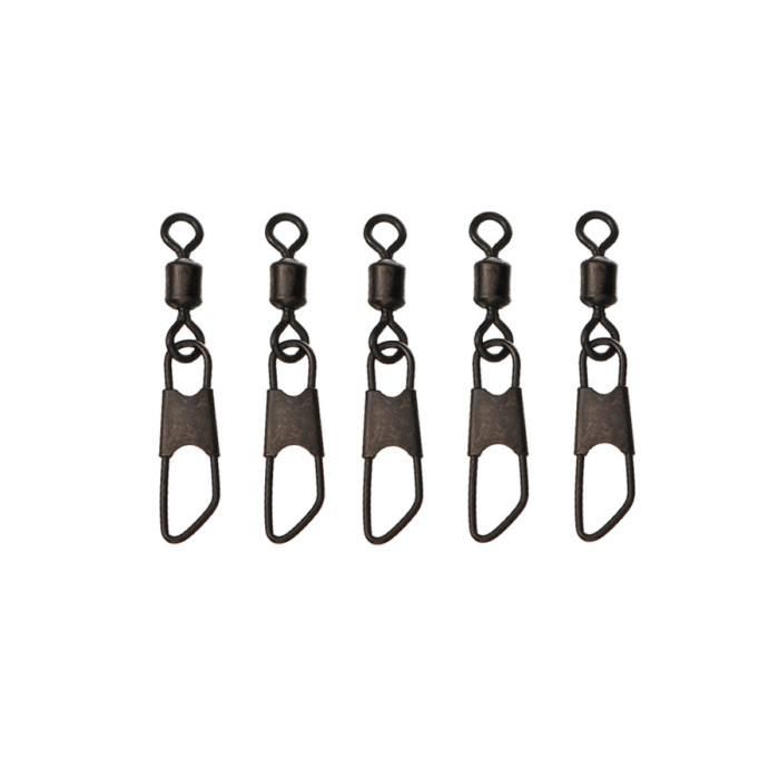 Фідерна застібка з вертлюгом Flagman Feeder Snap Link Swivels M