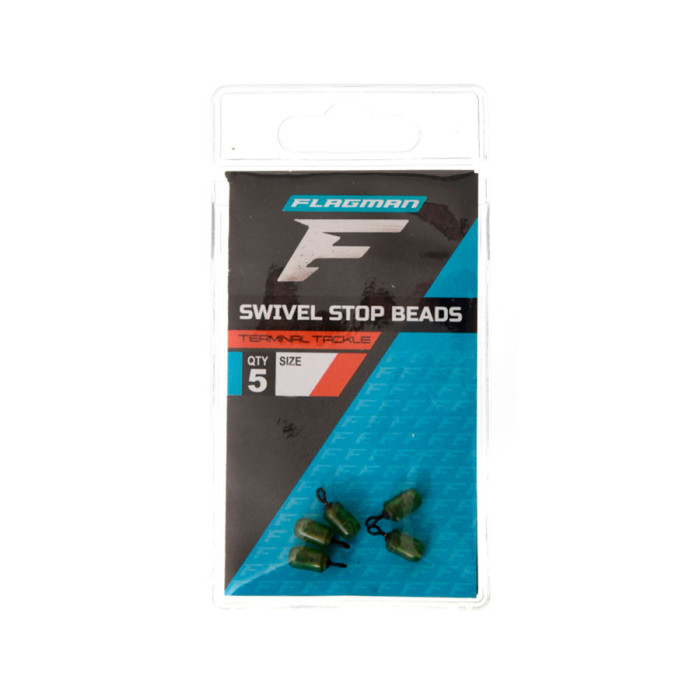 Бусина вiдбiйна з вертлюгом Flagman Swivel Stop Beads M