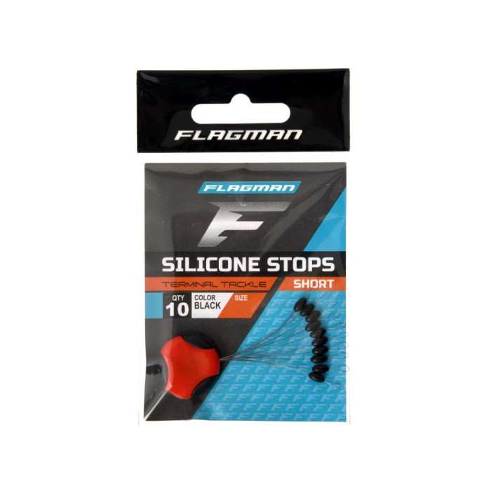 Стопори для жилки короткі Flagman Silicon Short Stops M