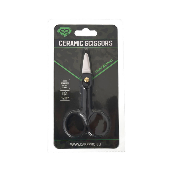 Ножиці для повідцевого матеріалу Carp Pro Diamond Ceramic Scissors NEW