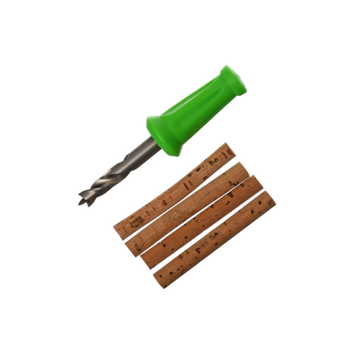 Сверло для бойлов и пробковые стики Carp Pro Bait Drill & Cork Sticks 6мм