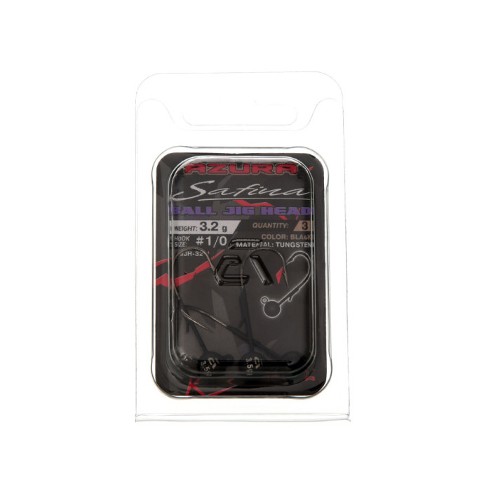 Джиг-голівка Azura Safina Tungsten Ball Jig Head 3.2г #1/0