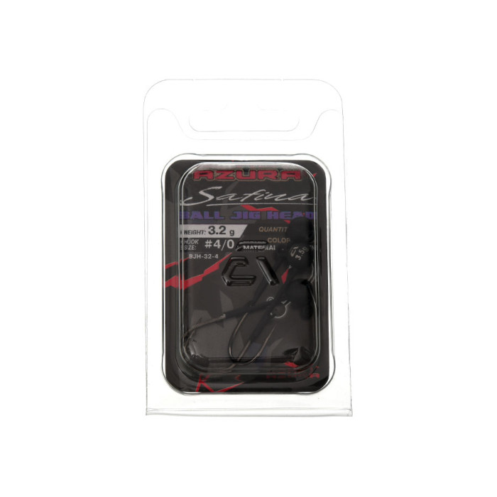 Джиг-голівка Azura Safina Tungsten Ball Jig Head 3.2г #4/0