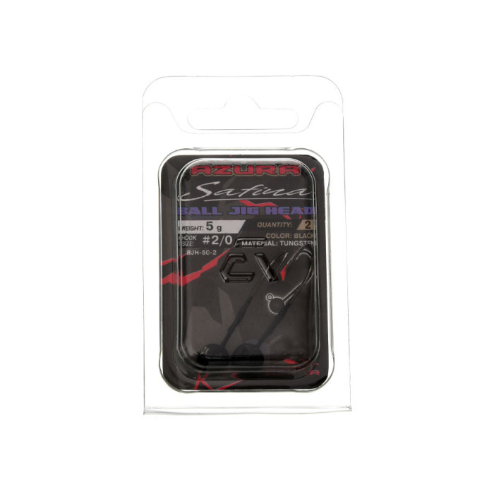 Джиг-голівка Azura Safina Tungsten Ball Jig Head 5г #2/0