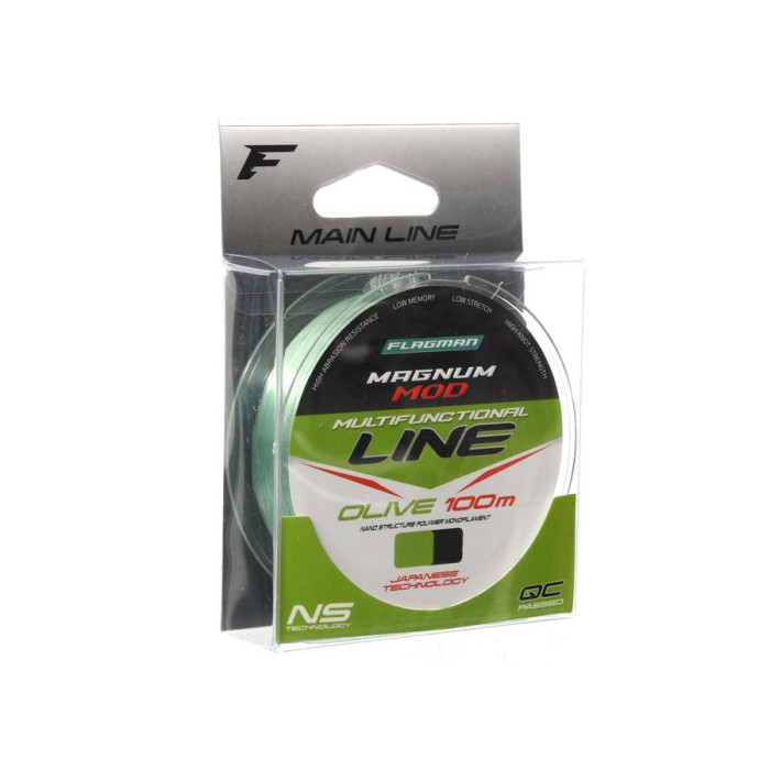 Жилка Flagman Magnum Mod Main Line Olive 100м 0.20мм