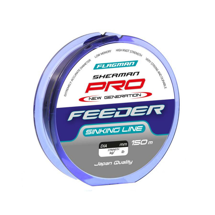 Леска Flagman Sherman Pro Feeder New Generation 150м 0.234мм