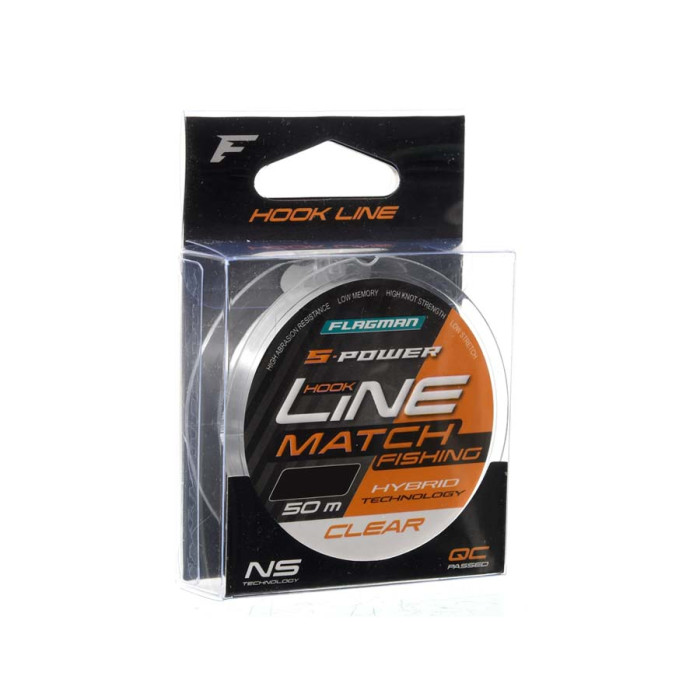 Жилка Flagman S-Power Hook Line New Clear 50м 0.25мм