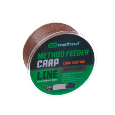 Жилка Carp Pro Method+ Method Feeder Carp Dark Brown 300м 0.25мм