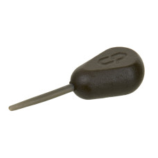 Грузило Carp Pro In-Line Flat Pear Weedy Green 85г