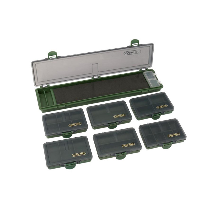 Коробка карповая Carp Pro 6 коробок и поводочница