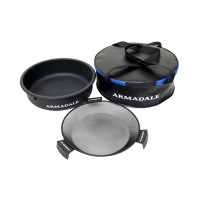 Набор ведро EVA + таз + сито Flagman Armadale Groundbait Bowl and Riddle Set
