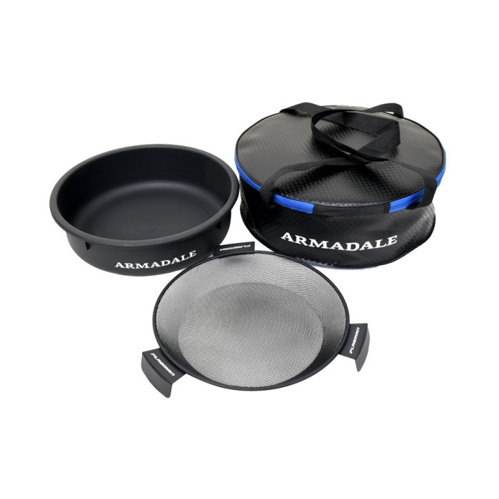 Набор ведро EVA + таз + сито Flagman Armadale Groundbait Bowl and Riddle Set