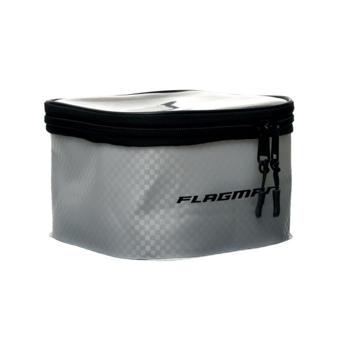 Ємнiсть з кришкою для годiвниць Flagman EVA Gray Woven 18x18x10см