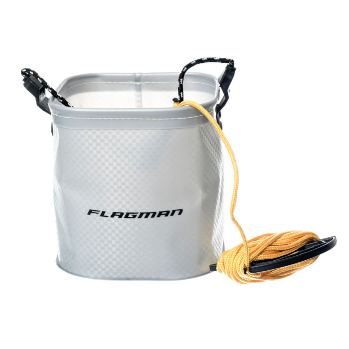 Відро для води Flagman Gray Eva Bucket Square