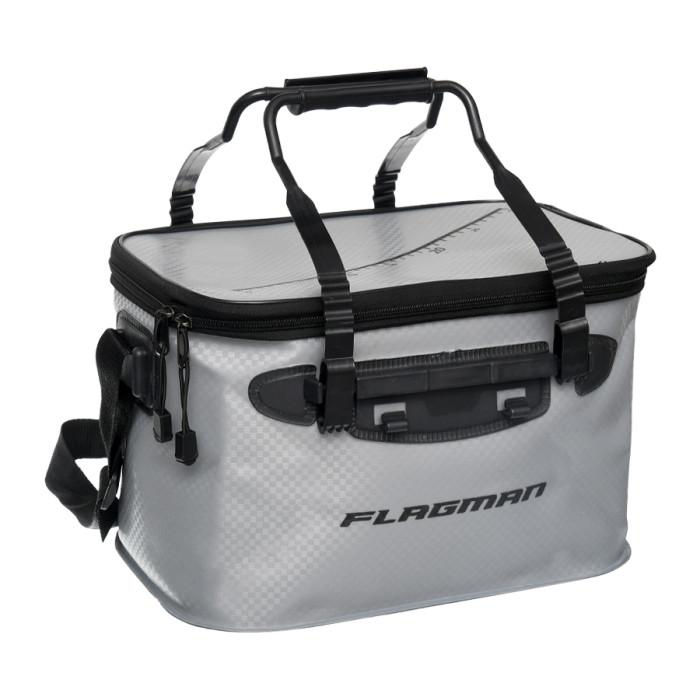 Сумка для риби з лінійкою Flagman Gray EVA Bag 25л 39x24x21см