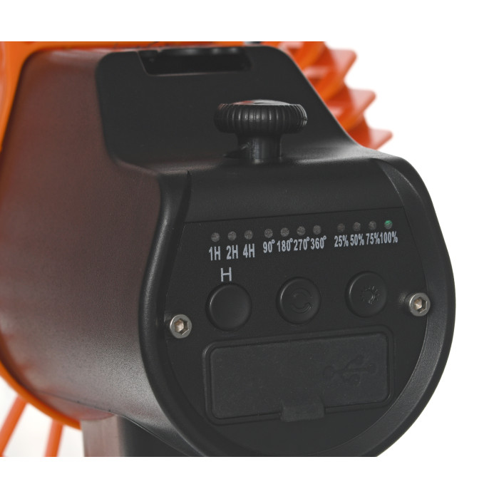 Кемпинговый вентилятор Forrest Camper Camping Fan Black-Orange
