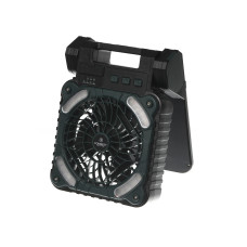 Кемпінговий вентилятор Forrest Camper Camping Solar Fan Black-Green