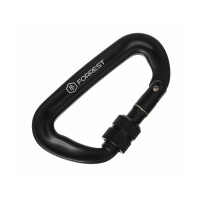 Карабін Forrest D-shape Lorck Climbing Carabiner 81x50мм Black