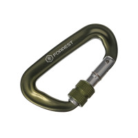 Карабін Forrest D-shape Lorck Climbing Carabiner 81x50мм Olive