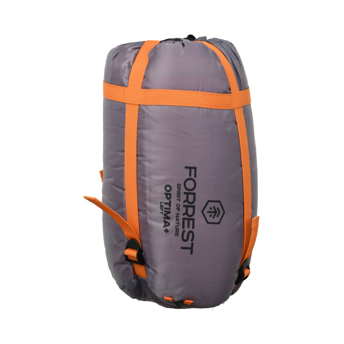 Спальный мешок Forrest Optima+ 20°C Sleeping Bag Orange-Black Right