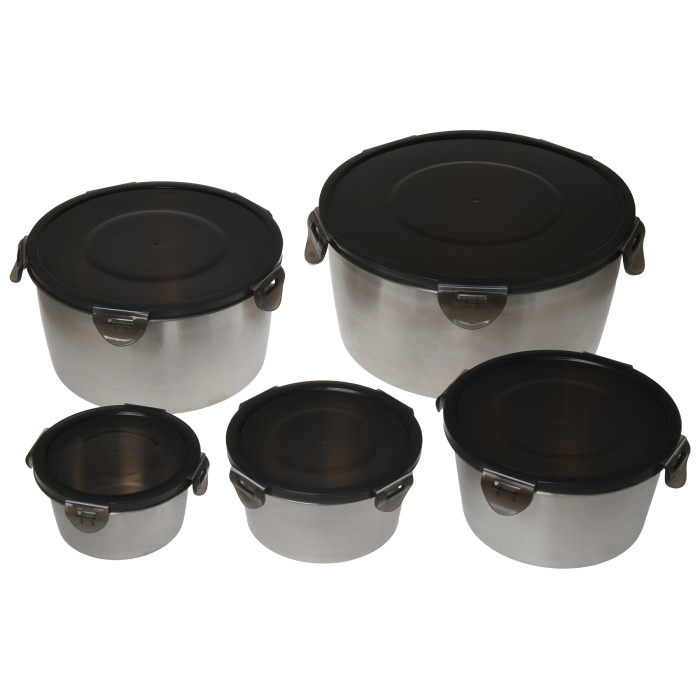 Набор контейнеров с крышкой Forrest SS Food Container Set x5 12/14/16/20/24см