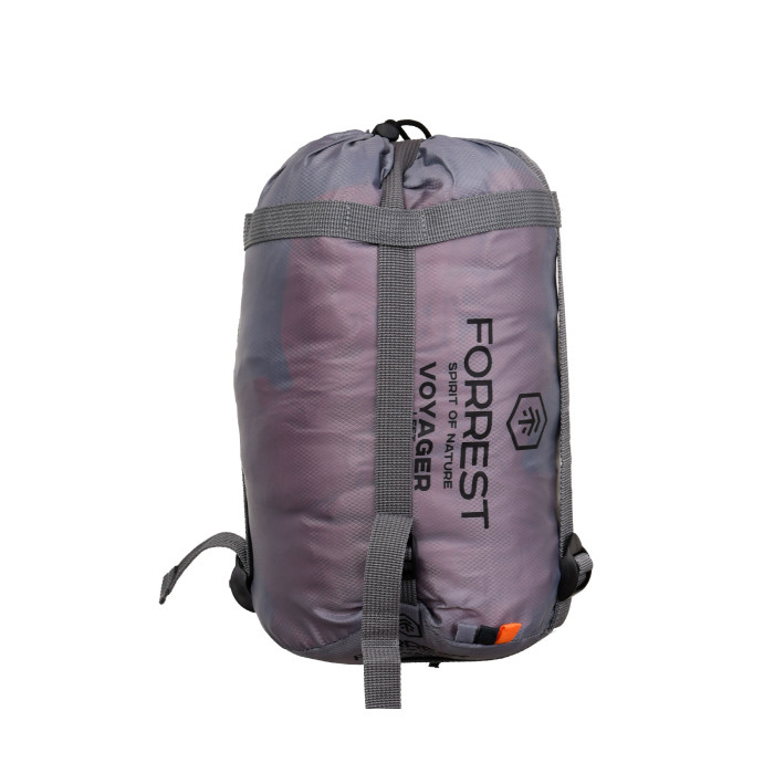 Спальний мішок Forrest Voyager 20°C Sleeping Bag Gray-Black Right