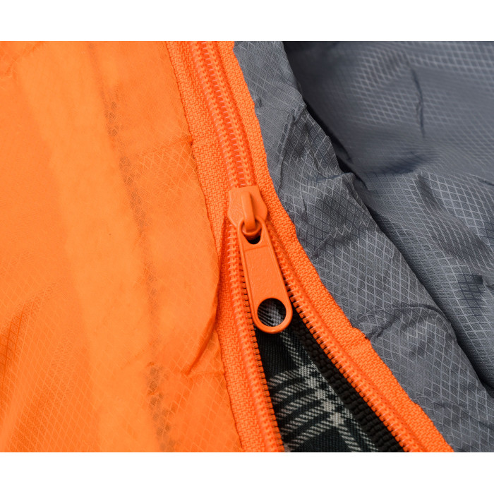 Спальний мішок Forrest Voyager+ 16°C Sleeping Bag Orange-Gray Leftt