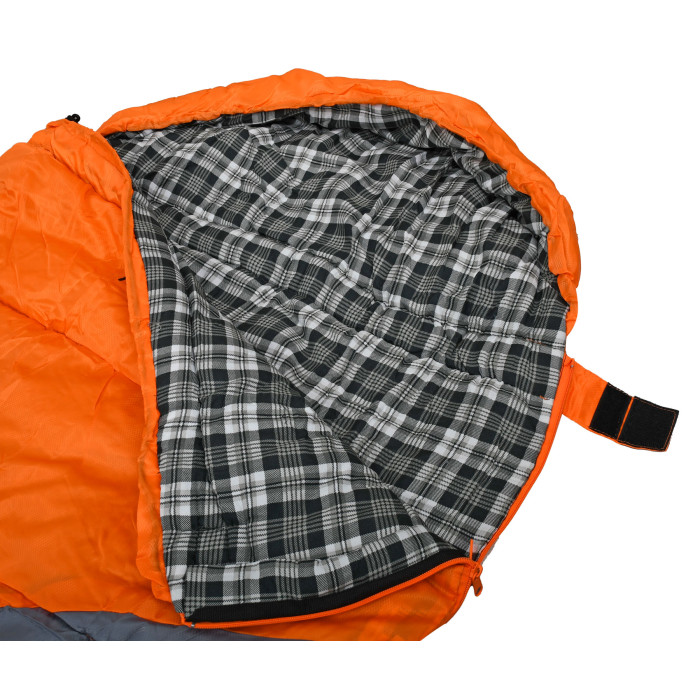 Спальний мішок Forrest Voyager+ 16°C Sleeping Bag Orange-Gray Right