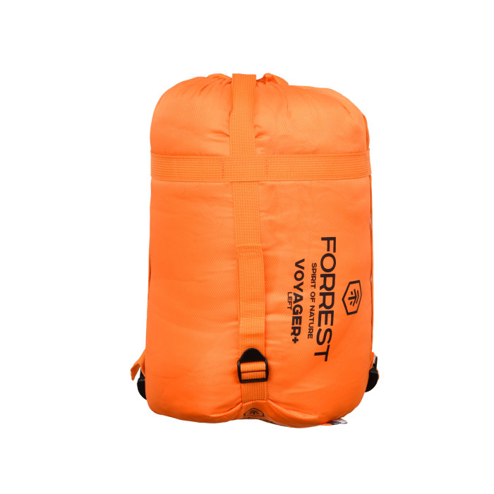 Спальний мішок Forrest Voyager+ 16°C Sleeping Bag Orange-Gray Right