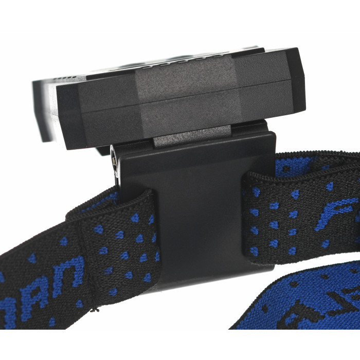 Ліхтарик налобний з кліпсою на кепку Flagman Hat Clip + Head Lamp 3+1 (sensor) з акумулятором