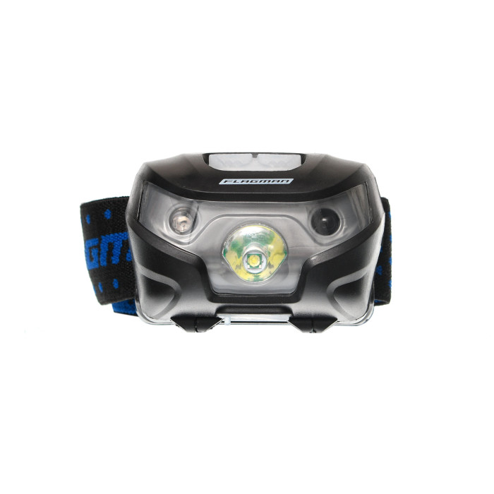 Лiхтар налобний Flagman Head Lamp 3 режимы (sensor) з акумулятором