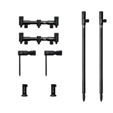 Набір стійок із буз-барами для двох вудлищ Carp Pro Rondel 2 Rods Stand Kit