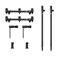 Набор стоек с буз-барами для трёх удилищ Carp Pro Rondel 3 Rods Stand Kit