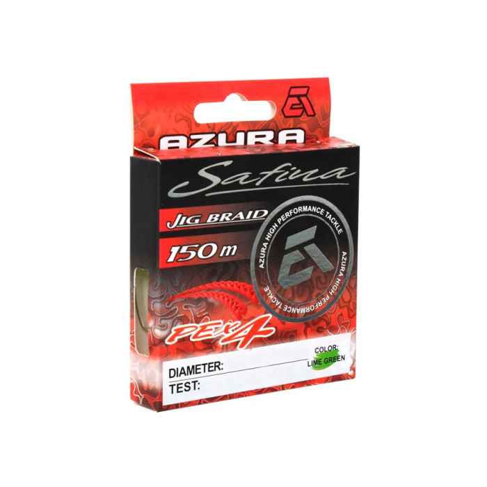 Шнур Azura Safina PE X4 II 150м #1.5 0.205мм