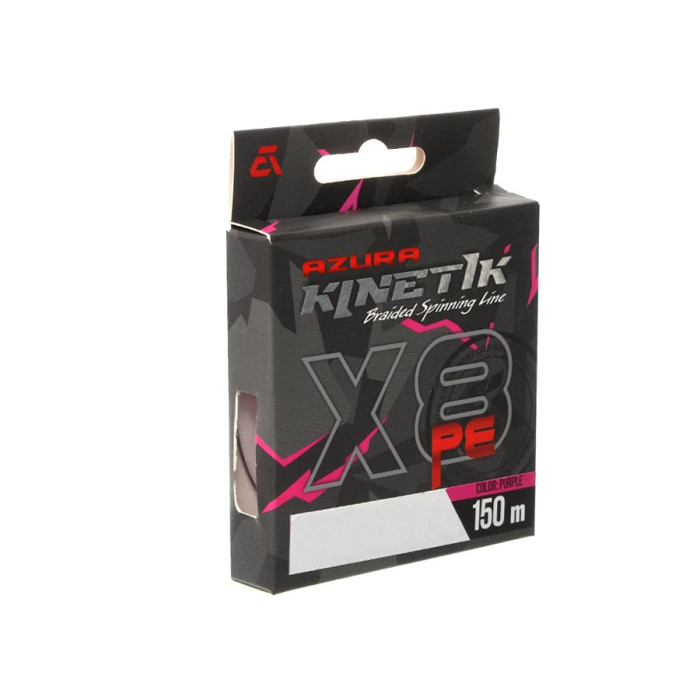 Шнур Azura Kinetik X8 Purple 150м #1.5 0.205мм