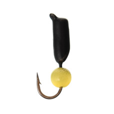 Мормишка Flagman «Стовпчик + котяче око» Ø2.4мм 0.48г Black Nickel