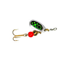 Блешня Mepps Black Fury Silver/Green 3.5г