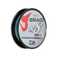 Шнур Daiwa J-Braid x8 Multicolor 150м 0.13мм